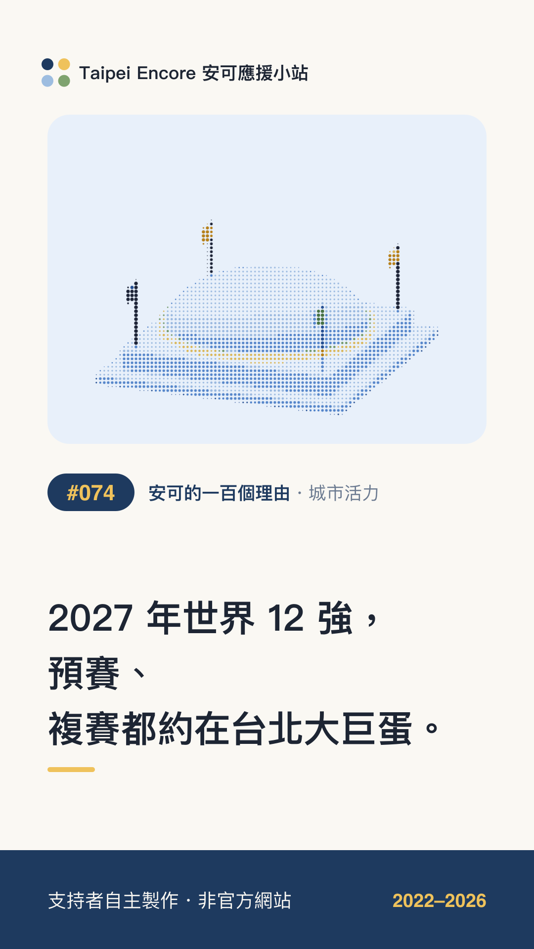 IG 限動分享圖預覽:2027 年世界 12 強,預賽、複賽都約在台北大巨蛋。